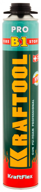 FIRE STOP B1 огнестойкая пена монтажная, пистолетная, 750мл, SVS, KRAFTOOL, ( 41186_z01 ) FIRE STOP B1 огнестойкая пена монтажная, пистолетная, 750мл, SVS, KRAFTOOL, ( 41186_z01 )