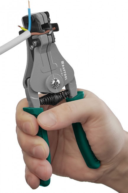 Стриппер полуавтоматический АК-61, 0.5 - 6 мм2, KRAFTOOL ( 22683 ) Стриппер полуавтоматический АК-61, 0.5 - 6 мм2, KRAFTOOL ( 22683 )