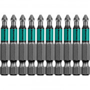Optimum Line Биты, PZ2, 50 мм, тип хвостовика E 1/4", 10 шт в блистере, KRAFTOOL,  ( 26124-2-50-10 ) Optimum Line Биты, PZ2, 50 мм, тип хвостовика E 1/4", 10 шт в блистере, KRAFTOOL,  ( 26124-2-50-10 )