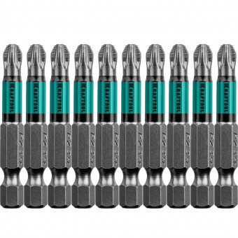 Optimum Line Биты, PZ3, 50 мм, тип хвостовика E 1/4", 10 шт в блистере, KRAFTOOL,  ( 26124-3-50-10 ) Optimum Line Биты, PZ3, 50 мм, тип хвостовика E 1/4", 10 шт в блистере, KRAFTOOL,  ( 26124-3-50-10 )