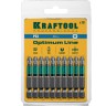 Optimum Line Биты, PZ3, 50 мм, тип хвостовика E 1/4", 10 шт в блистере, KRAFTOOL,  ( 26124-3-50-10 )