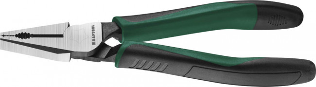 Плоскогубцы KRAFTOOL "PowerPro" комбинированные, CrMo-сталь, покрытие оксидированное с полировкой, 160мм,  ( 22001-1-16_z01 )