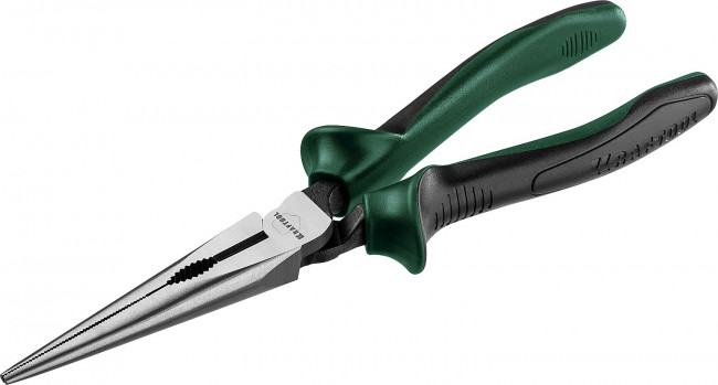 Тонкогубцы KRAFTOOL "PowerPro", CrMo-сталь, покрытие оксидированное с полировкой, 200мм,  ( 22001-3-20_z01 )