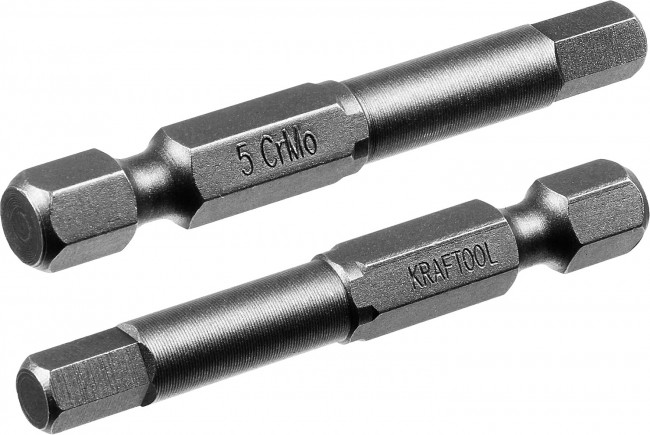 Биты "X-DRIVE" торсионные кованые, обточенные, KRAFTOOL 26127-5-50-2, Cr-Mo сталь, тип хвостовика E 1/4", HEX5, 50мм, 2шт, ( 26127-5-50-2 ) Биты "X-DRIVE" торсионные кованые, обточенные, KRAFTOOL 26127-5-50-2, Cr-Mo сталь, тип хвостовика E 1/4", HEX5, 50мм, 2шт, ( 26127-5-50-2 )