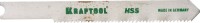 Полотна KRAFTOOL, T218A, для эл/лобзика, HSS, по металлу, фигурный рез, EU-хвост., шаг 1,2мм, 50мм, 2шт,  ( 159553-1,2 )