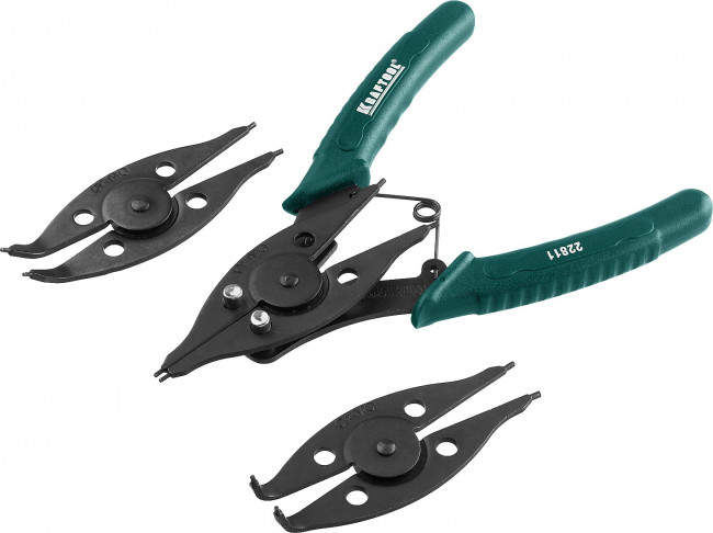 Съемник стопорных колец KRAFTOOL, внешний/внутренний, 12-в-1,  ( 22811 )