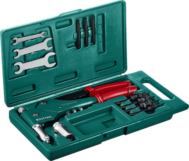 KRAFTOOL Combo3-M6 комбинированный заклепочник поворотный 0-360° в кейсе KRAFTOOL Combo3-M6 комбинированный заклепочник поворотный 0-360° в кейсе