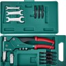 KRAFTOOL Combo3-M6 комбинированный заклепочник поворотный 0-360° в кейсе