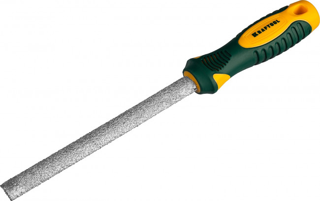 Напильник KRAFTOOL полукруглый с покрытием из карбида вольфрама, 150мм ,  ( 16082-15_z01 )