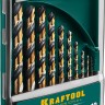 KRAFTOOL COBALT 10шт(1-10мм), Набор сверл по металлу HSS-Co(8%), сталь М42(S2-10-1-8) ( 29656-H10 )