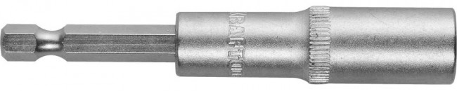 Бита KRAFTOOL с торцовой головкой, удлиненная, Cr-V, хвостовик E 1/4", 8мм,  ( 26396-08 )