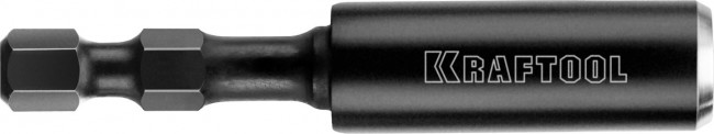 Адаптер KRAFTOOL "PRO" Impact Pro для бит, для ударных шуруповертов, хвостовик E 1/4", магнитный, 60мм Адаптер KRAFTOOL "PRO" Impact Pro для бит, для ударных шуруповертов, хвостовик E 1/4", магнитный, 60мм