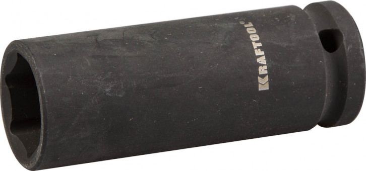 Торцовая головка KRAFTOOL "INDUSTRIE QUALITAT" ударная, удлиненная (1/2"), FLANK, Cr-Mo, фосфатированная, 21 мм ,  ( 27942-21_z01 ) Торцовая головка KRAFTOOL "INDUSTRIE QUALITAT" ударная, удлиненная (1/2"), FLANK, Cr-Mo, фосфатированная, 21 мм ,  ( 27942-21_z01 )