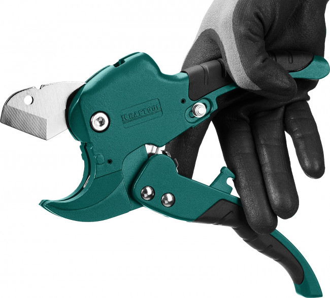 Ножницы GX-700 2-в-1 автоматические для всех видов пластиковых труб и небольших плоских пластиковых деталей, d=42 мм (1 5/8"), KRAFTOOL, ( 23406-42 ) Ножницы GX-700 2-в-1 автоматические для всех видов пластиковых труб и небольших плоских пластиковых деталей, d=42 мм (1 5/8"), KRAFTOOL, ( 23406-42 )