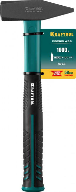 Молоток слесарный Fiberglass 1000 г с фиберглассовой рукояткой, KRAFTOOL,  ( 2007-10 )
