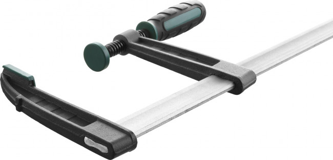 Струбцина, KRAFTOOL 32011-120-500, тип "F", DIN 5117, двухкомпонентная ручка, 120х500мм,  ( 32011-120-500 )