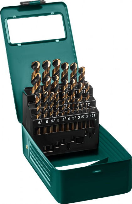 KRAFTOOL COBALT 25шт(1-13мм), Набор сверл по металлу HSS-Co(8%), сталь М42(S2-10-1-8) ( 29656-H25 ) KRAFTOOL COBALT 25шт(1-13мм), Набор сверл по металлу HSS-Co(8%), сталь М42(S2-10-1-8) ( 29656-H25 )