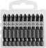 Биты KRAFTOOL Impact Pro, Philips, тип хвостовика E 1/4", PH2, 50мм, 10шт, в пластиковом боксе ( 26191-2-50-S10 )