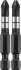Биты KRAFTOOL Impact Pro, Philips, тип хвостовика E 1/4", PH2, 50мм, 2шт, на карточке ( 26191-2-50-S2 )