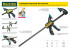 Струбцина, KRAFTOOL 32011-050-200, тип "F", DIN 5117, двухкомпонентная ручка, 50х200мм,  ( 32011-050-200 )