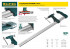 Струбцина, KRAFTOOL 32011-050-200, тип "F", DIN 5117, двухкомпонентная ручка, 50х200мм,  ( 32011-050-200 )