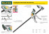 Струбцина, KRAFTOOL 32011-050-200, тип "F", DIN 5117, двухкомпонентная ручка, 50х200мм,  ( 32011-050-200 )