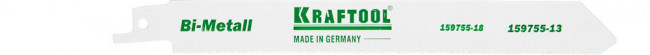 Полотно KRAFTOOL "INDUSTRIE QUALITAT", S922EF, для эл/ножовки, Bi-Metall, по металлу, шаг 1,4мм, 130мм,  ( 159755-13 ) Полотно KRAFTOOL "INDUSTRIE QUALITAT", S922EF, для эл/ножовки, Bi-Metall, по металлу, шаг 1,4мм, 130мм,  ( 159755-13 )