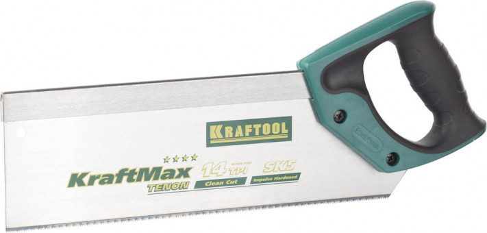 Ножовка с обушком для стусла (пила) KRAFTOOL "KraftMax" TENON, 14 /15 TPI, 300 мм, специальный зуб,  ( 15228-30 ) Ножовка с обушком для стусла (пила) KRAFTOOL "KraftMax" TENON, 14 /15 TPI, 300 мм, специальный зуб,  ( 15228-30 )