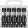 Биты KRAFTOOL Impact Pro, TORX, тип хвостовика E 1/4", TX30, 50мм, 10шт, в пластиковом боксе ( 26195-30-50-S10 )