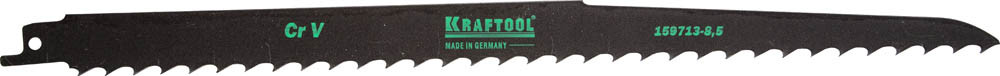 Полотно KRAFTOOL "INDUSTRIE QUALITAT", S617K, для эл/ножовки, Cr-V, по дереву, шаг 8,5мм, 280мм,  ( 159713-8,5 ) Полотно KRAFTOOL "INDUSTRIE QUALITAT", S617K, для эл/ножовки, Cr-V, по дереву, шаг 8,5мм, 280мм,  ( 159713-8,5 )