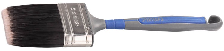 Кисть KRAFTOOL "ERGO" плоская, искусственная щетина, 60мм,  ( 1-01023-60 )