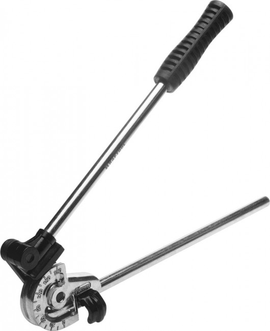 Трубогиб KRAFTOOL "EXPERT" для точной гибки труб из мягкой меди, алюминия, тонкостенной стали под углом до 180град,10мм,  ( 23504-10 )