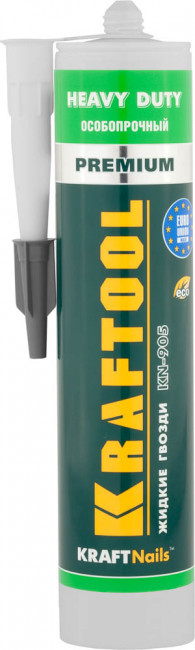 Клей монтажный KRAFTOOL KraftNails Premium KN-905, особопрочный, многоцелевой, без растворителей, 310мл,  ( 41348_z01 )