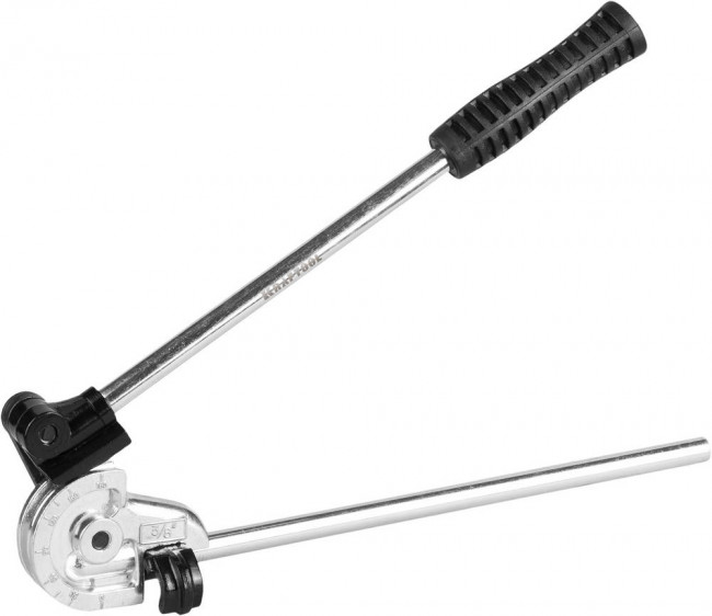 Трубогиб KRAFTOOL "EXPERT" для точной гибки труб из мягкой меди, алюминия, тонкостенной стали под углом до 180град,3/8",  ( 23504-3/8 )