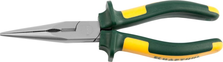 Тонкогубцы KRAFTOOL"KRAFT-MAX",Cr-Mo,маслобензост двухкомп рукоятки,шарнирное соединение с повыш износост,200мм ,  ( 22011-3-20 )