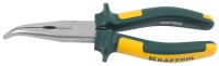Тонкогубцы KRAFTOOL"KRAFT-MAX",изогнутые,Cr-Mo,маслобензост двухкомп рукоятки,шарнирное соединение с повыш износост,200мм  ,  ( 22011-4-20 )