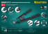 KRAFTOOL "Combo2-M10" заклепочник комбинированный компактный двуручный в кейсе, заклепки 3.2-6.4 мм, М5-М10, ( 31181 )