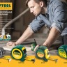 KRAFTOOL NYLON 9м / 25мм рулетка с ударостойким обрезиненным корпусом,  ( 34122-09_z01 )