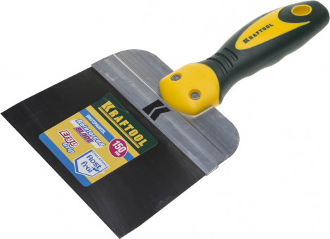 Шпатель KRAFTOOL фасадный с двухкомпонентной ручкой, нержавеющее полотно, 150мм, ( 10036-150 ) Шпатель KRAFTOOL фасадный с двухкомпонентной ручкой, нержавеющее полотно, 150мм, ( 10036-150 )