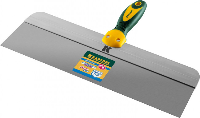 Шпатель KRAFTOOL фасадный с двухкомпонентной ручкой, нержавеющее полотно, 400мм,  ( 10036-400 )
