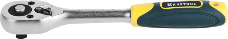 Трещотка для торцовых головок KRAFTOOL "EXPERT", Сr-V сталь, 72 зубца, 3/8",  ( 27791-3/8_z02 )