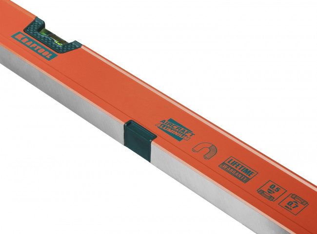 Уровень KRAFTOOL "KRAFT-MAX" магнитный, особо усилен, 2 ампулы, 2 фрезерованные базовые поверхности, 80см,  ( 34575-080 ) Уровень KRAFTOOL "KRAFT-MAX" магнитный, особо усилен, 2 ампулы, 2 фрезерованные базовые поверхности, 80см,  ( 34575-080 )