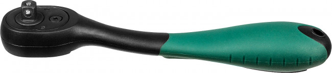 Трещотка для торцовых головок KRAFTOOL "EXPERT", Сr-V сталь, 72 зубца, пластиковое покрытие, 1/4"  ,  ( 27796-1/4_z02 )