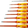 Набор высоковольтных отверток "Х-Drive ELECTRO", SL: 2,5, 4; 5,5; 6,5, PH: № 0, 1, 2, пробник, до 1000В, KRAFTOOL,  ( 250088-H8 )