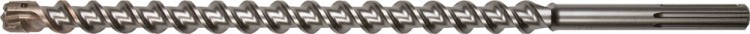 Бур KRAFTOOL "INDUSTRIE QUALITAT" по бетону, хвостовик "SDS-Max", 4 резца, спираль шнек, 25х520мм  ,  ( 29317-520-25 )