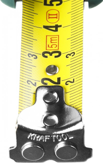 KRAFTOOL GRAND 5м / 19мм рулетка с ударостойким корпусом (ABS) и противоскользящим покрытием,  ( 34022-05-19 )