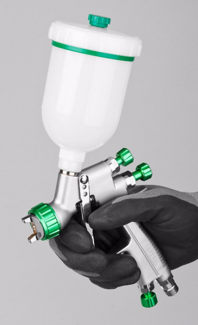 Краскопульт пневматический KRAFTOOL "PRO" Jeta 3000 mini, HVLP, c верхним бачком, 0,8мм,  ( 06561-0.8 )