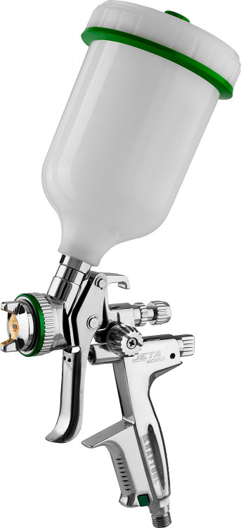 Краскопульт пневматический KRAFTOOL "PRO" Jeta 4000, HVLP, c верхним бачком, 1,3мм,  ( 06555-1.3 )