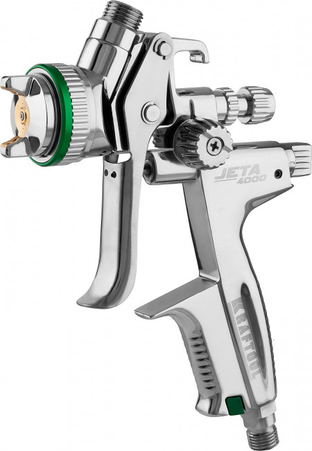 Краскопульт пневматический KRAFTOOL "PRO" Jeta 4000, HVLP, c верхним бачком, 1,3мм,  ( 06555-1.3 ) Краскопульт пневматический KRAFTOOL "PRO" Jeta 4000, HVLP, c верхним бачком, 1,3мм,  ( 06555-1.3 )