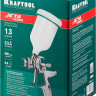 Краскопульт пневматический KRAFTOOL "PRO" Jeta 4000, HVLP, c верхним бачком, 1,3мм,  ( 06555-1.3 )